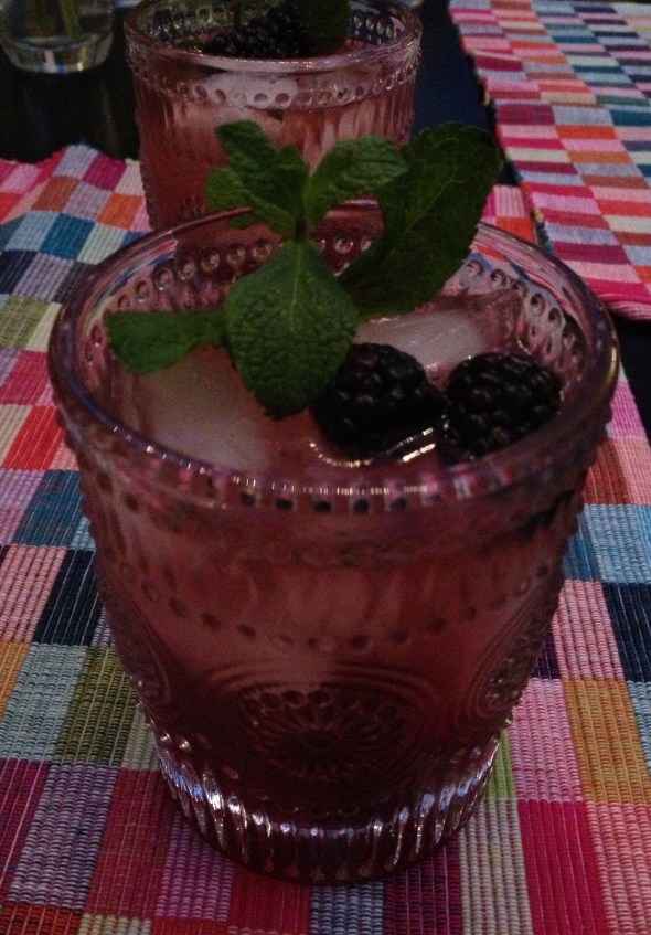 Blackberry Mint Julep: A Broad Cooking