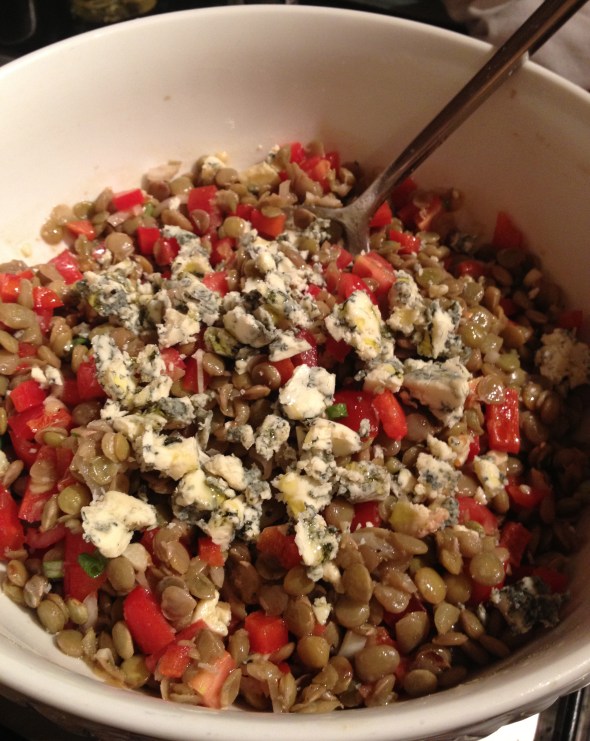 Lentil Salad with Stilton: A Broad Cooking