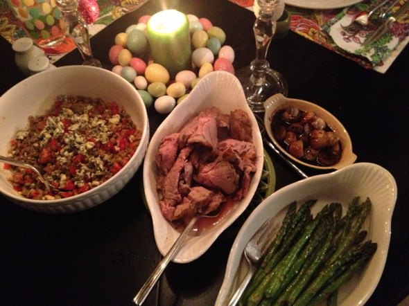 Easter Dinner: A Broad Cooking