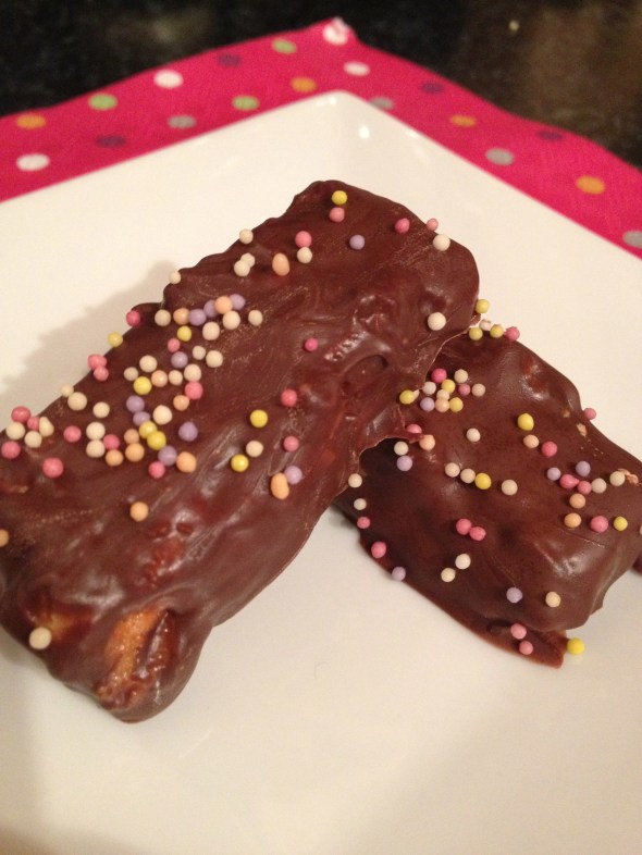 Birthday Butterfingers: A Broad Cooking