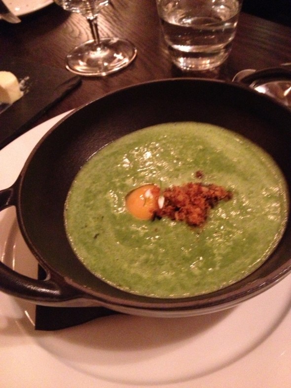 Wild Garlic Soup- Odette's