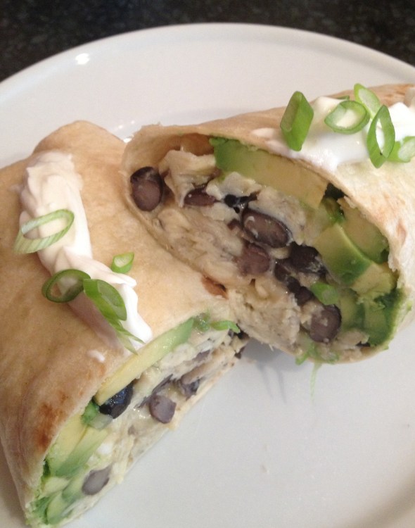 Black Bean Breakfast Burrito: A Broad Cooking