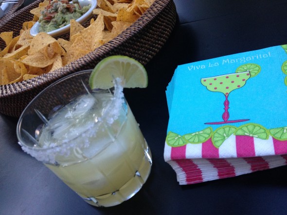 Pineapple Margarita & Blue Cheese and Bacon Guacamole: A Broad Cooking