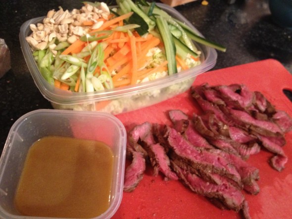 Gingery Asian Steak Salad: A Broad Cooking