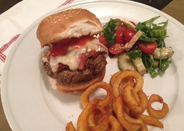 Cheeseburger with Bacon Marmalade: A Broad Cooking