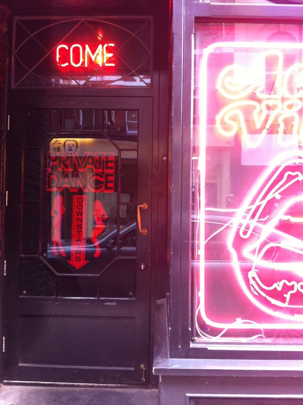 Entrance to La Bodega Negra, Soho