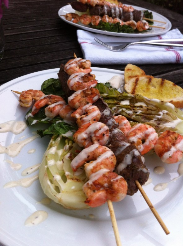 Surf & Turf Grilled Caesar Salad: A Broad Cooking