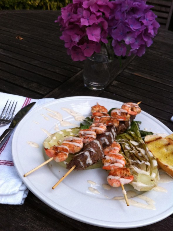 Surf & Turf Grilled Caesar Salad: A Broad Cooking