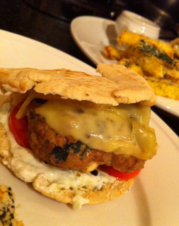 Greek Turkey Burgers & Zucchini Fries: A Broad Cooking