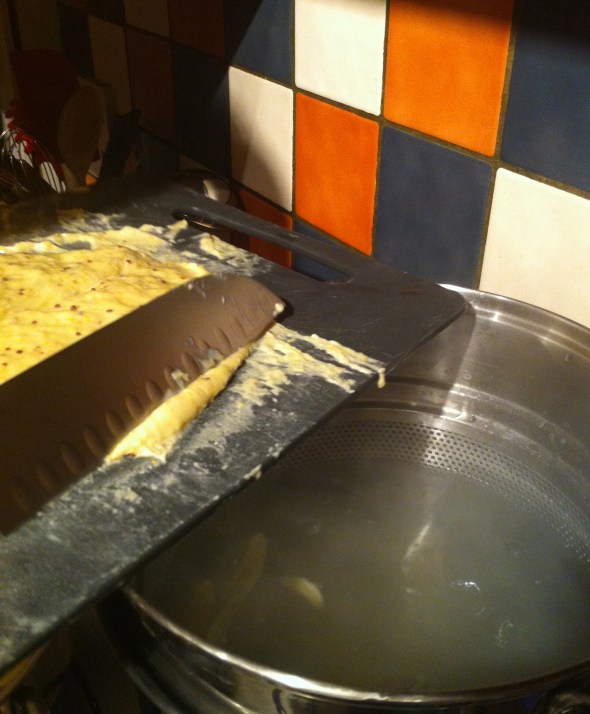 Making Spaetzle: A Broad Cooking