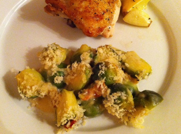 Brussels Sprout Gratin: A Broad Cooking