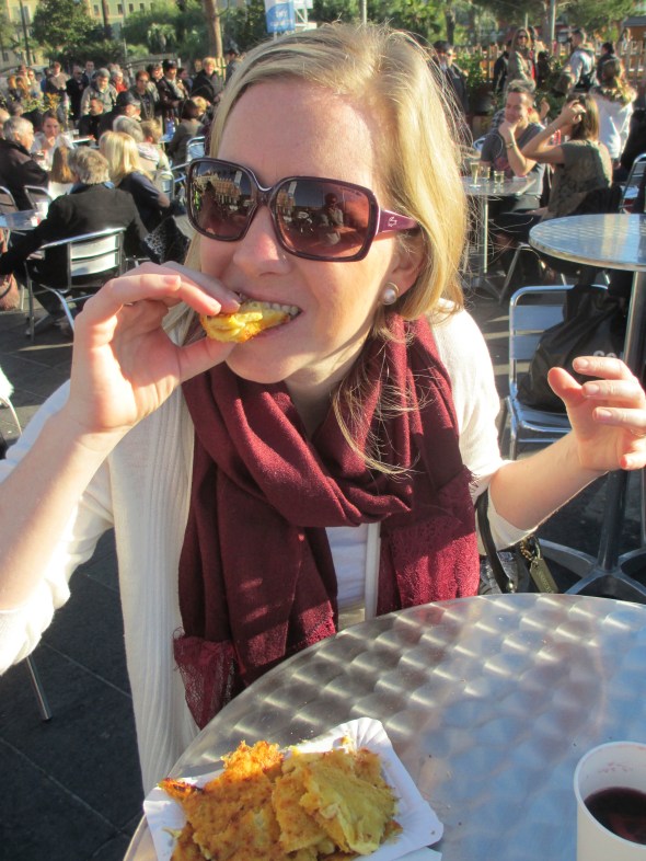 Socca @ the Nice Christmas Market: A Broad Cooking