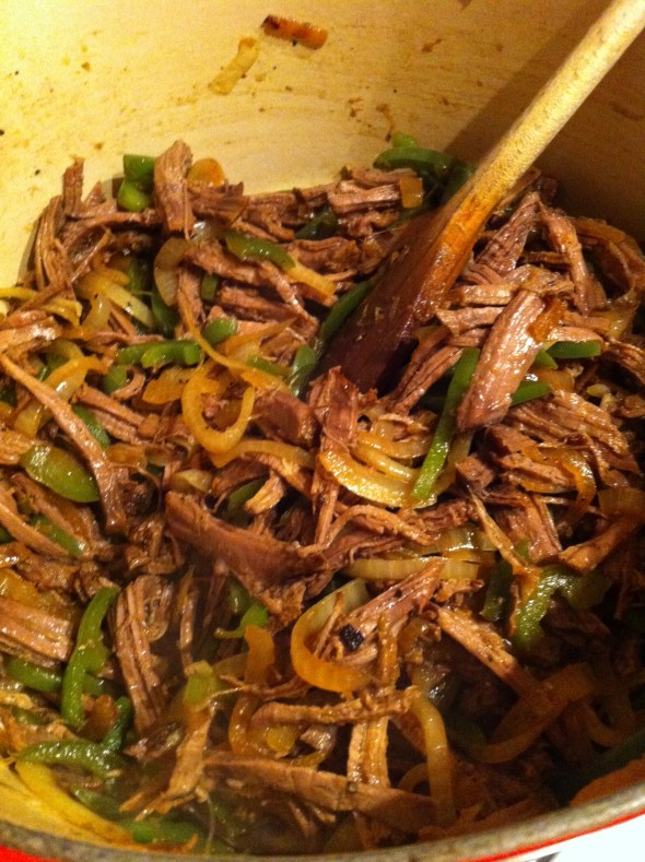 Braised Philly Cheesesteak Filling: A Broad Cooking