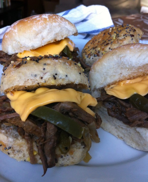 Braised Philly Cheesesteak Sliders: A Broad Cooking
