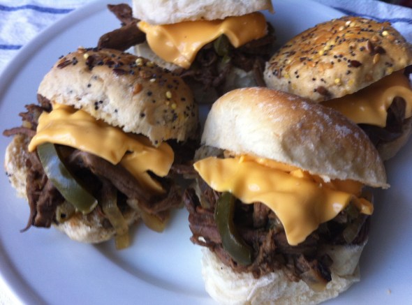 Braised Philly Cheesesteak Sliders: A Broad Cooking