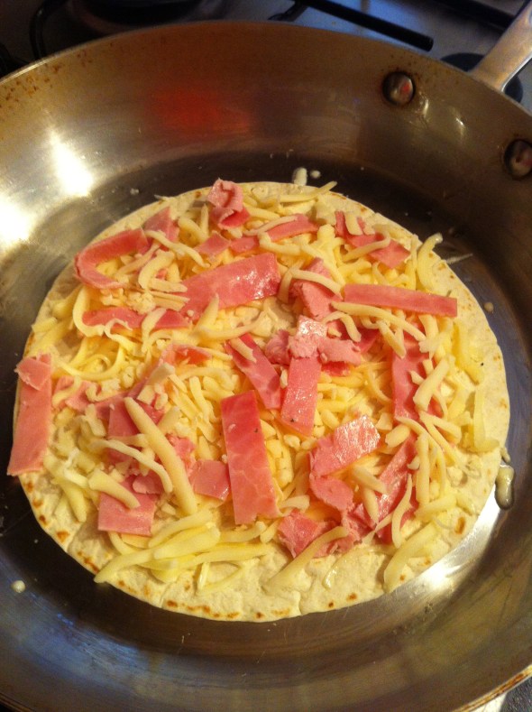 Hawaiian Pizza Quesadilla with Pineapple Salsa: A Broad Cooking