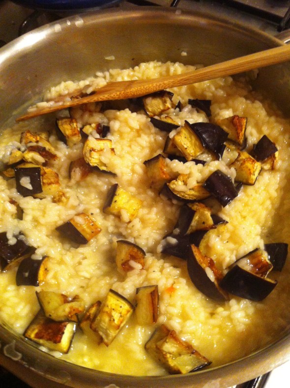 Eggplant Parmesan Risotto: A Broad Cooking