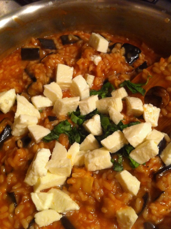 Eggplant Parmesan Risotto: A Broad Cooking