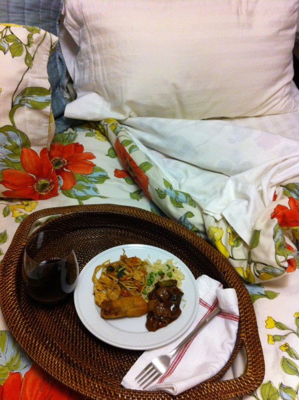 Chinese Food in Bed - My Guiltiest Pleasure: A Broad Cooking