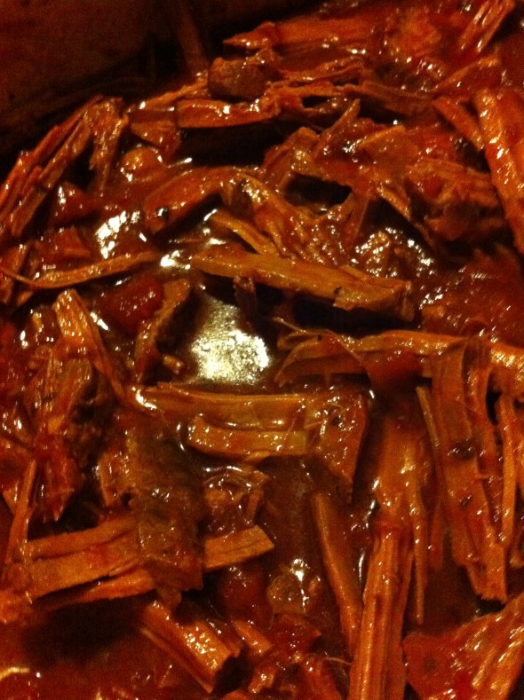 Braised beef - a rich unique filling for calzones: A Broad Cooking