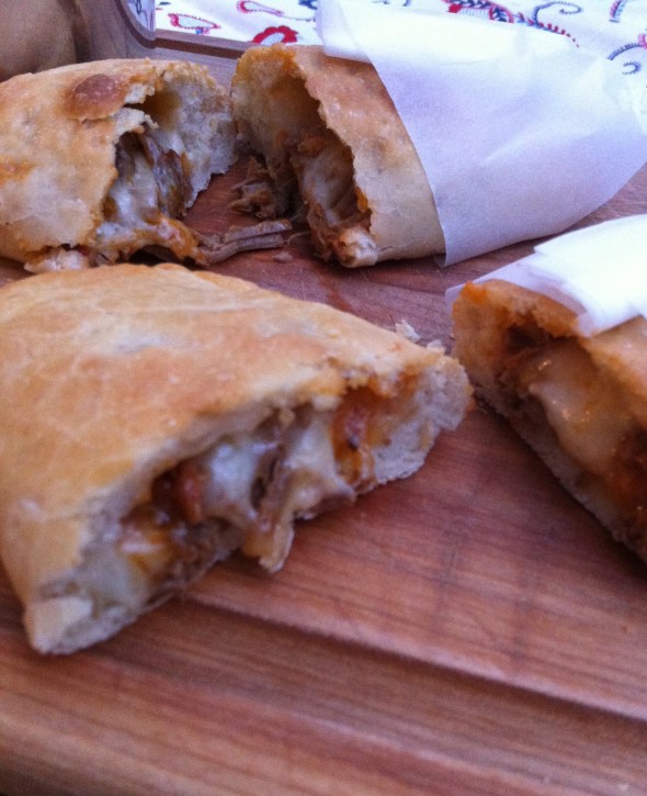 Braised Beef Calzones - a rich and unique filling: A Broad Cooking