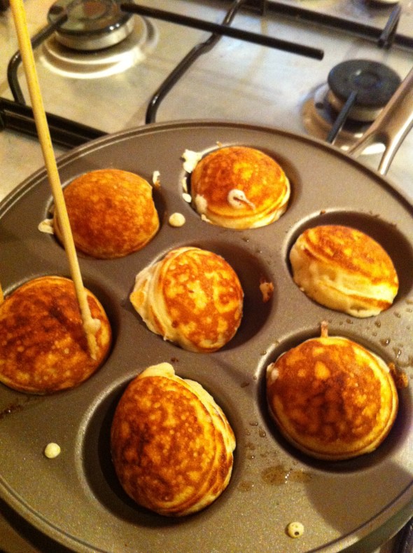 Savory Applesauce Filled Aebleskivers: A Broad Cooking
